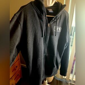 Yeti zip up Hoodie size Large, Gray, in great condition
